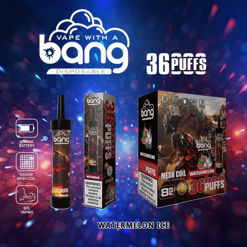 Bang 36000 36K Puffs 0% 2% 3% 5% Nicotine Latest Original Disposable Vape Pen - Image 26