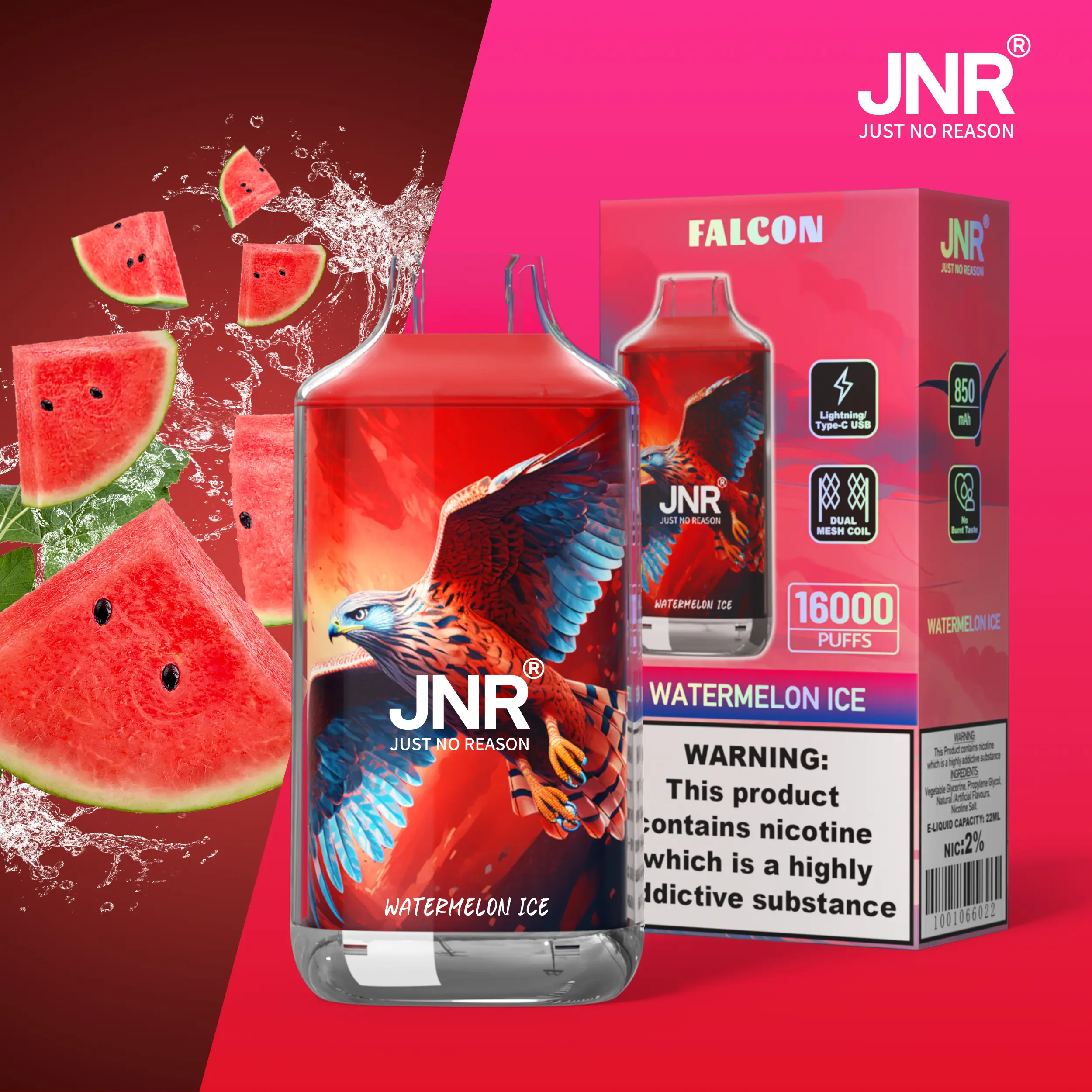 JNR FALON 16000 16K Puffs Original Edition Disposable Vape - Image 8