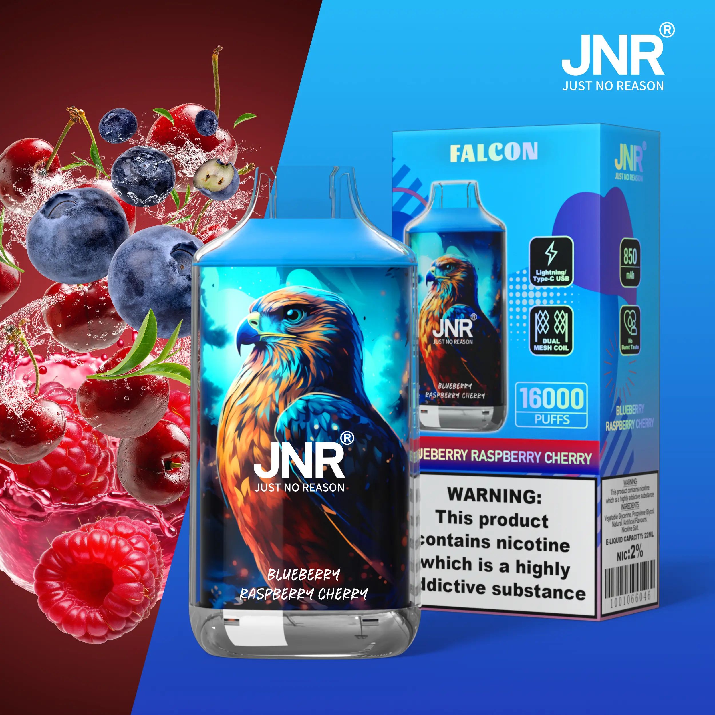 JNR FALON 16000 16K Puffs Original Edition Disposable Vape - Image 58