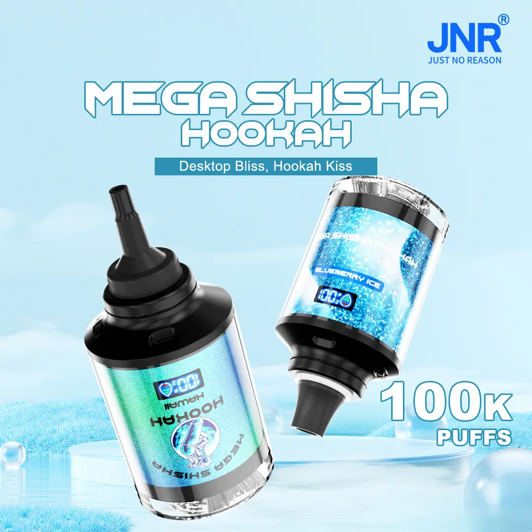 JNR Mega Shisha Hookah 100000 100K Puffs Large Capacity LED Display Disposable Vape - Image 2