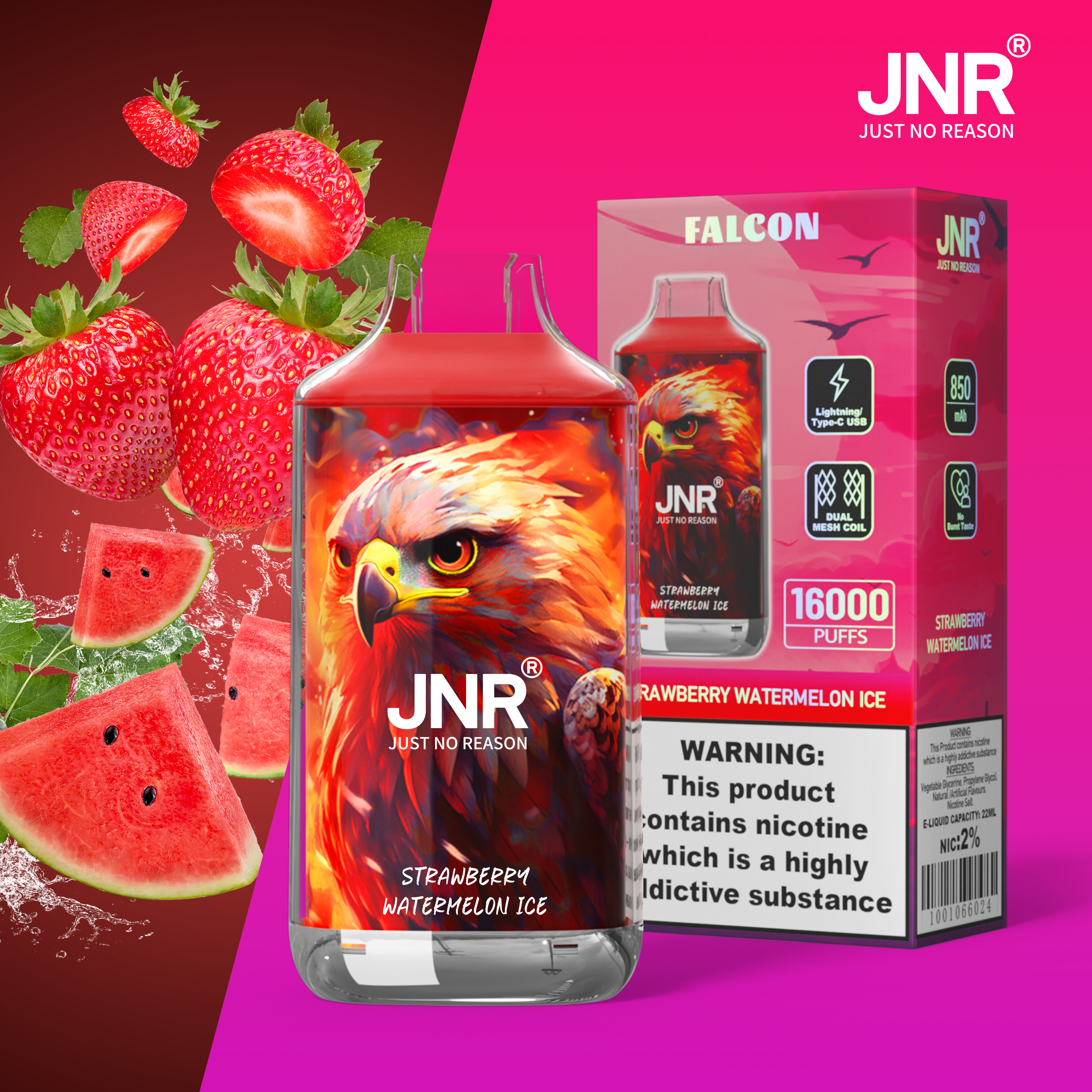 JNR FALON 16000 16K Puffs Original Edition Disposable Vape - Image 13