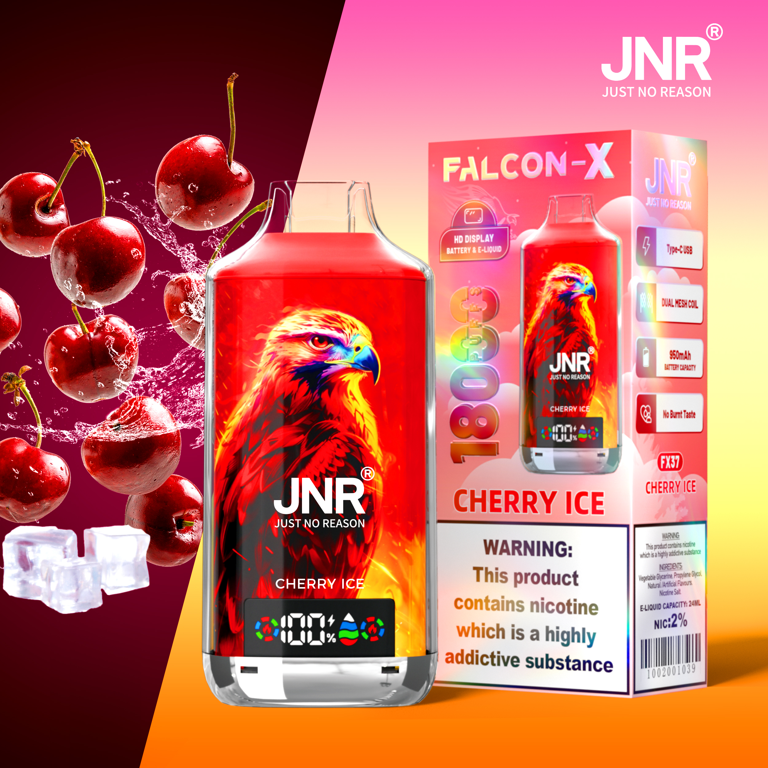 JNR Falcon X 18000 Puffs Disposable Vape - Image 31