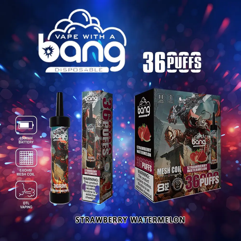 Bang 36000 36K Puffs 0% 2% 3% 5% Nicotine Latest Original Disposable Vape Pen - Image 4