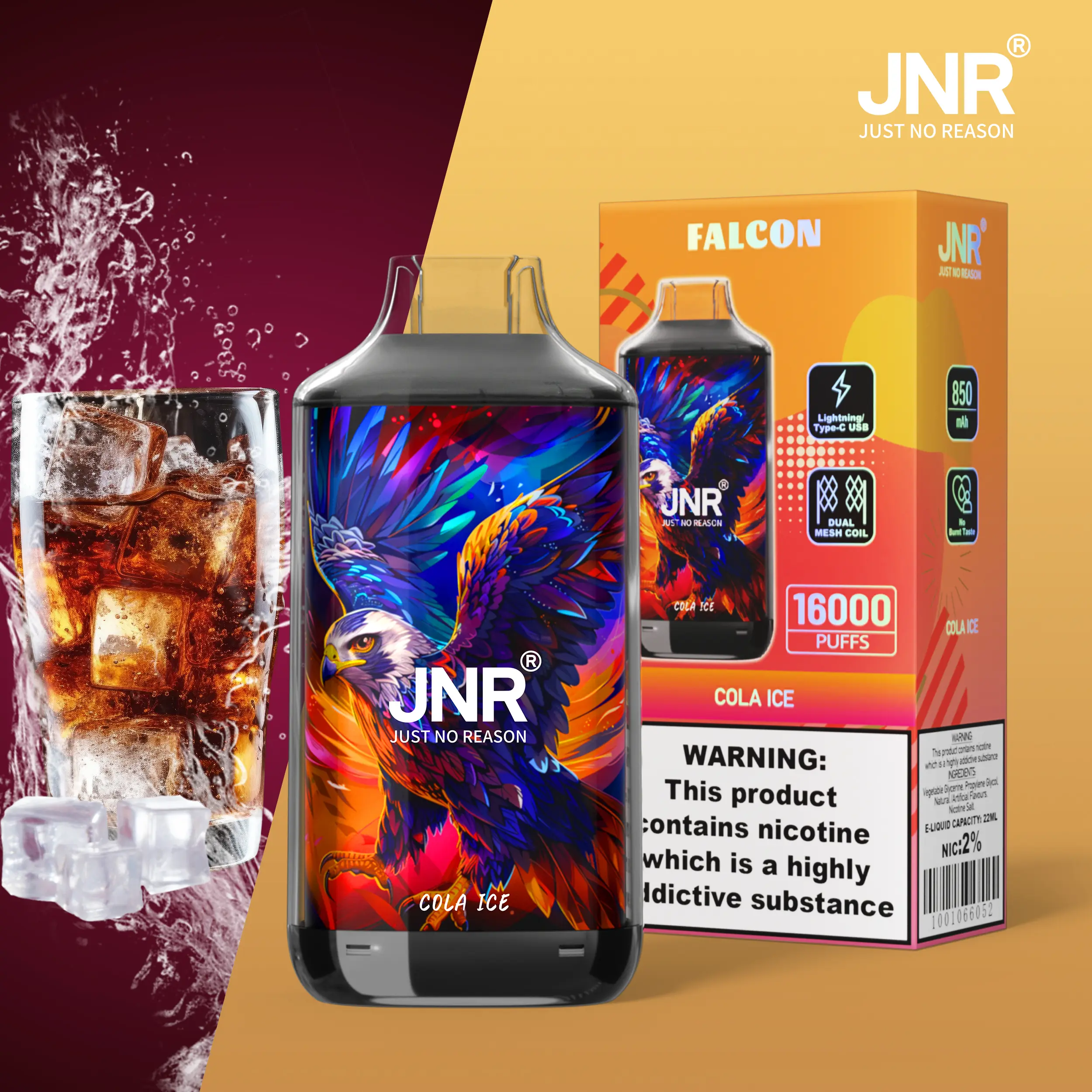 JNR FALON 16000 16K Puffs Original Edition Disposable Vape - Image 50