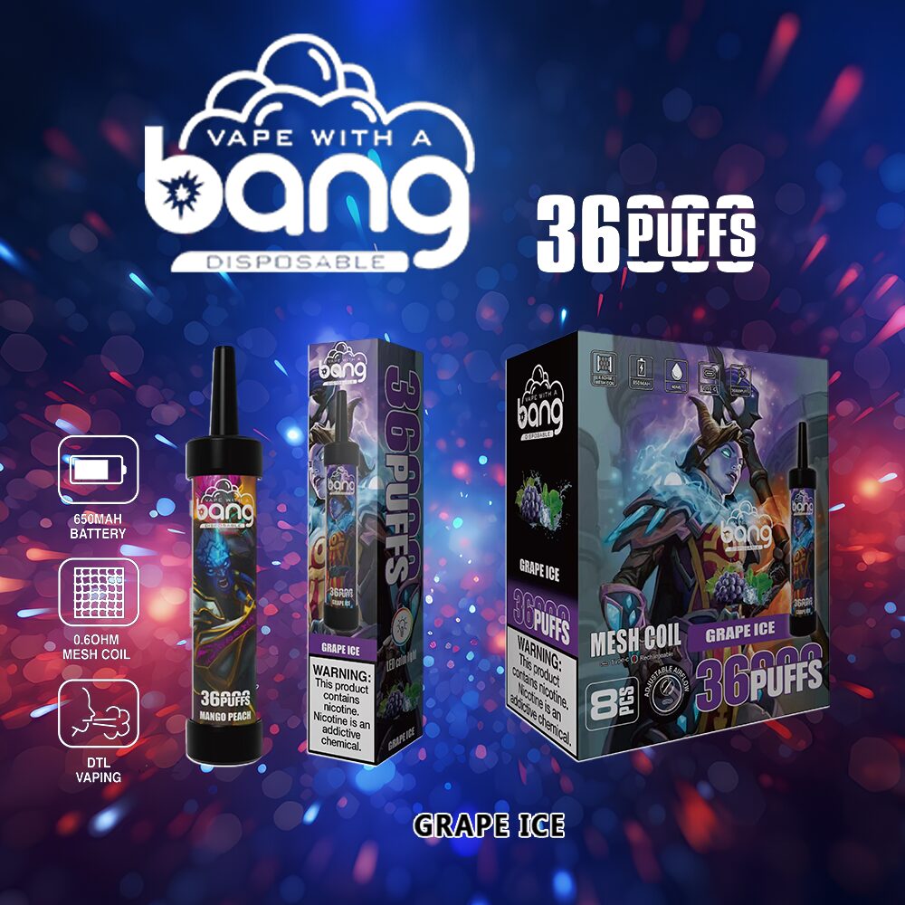 Bang 36000 36K Puffs 0% 2% 3% 5% Nicotine Latest Original Disposable Vape Pen - Image 17