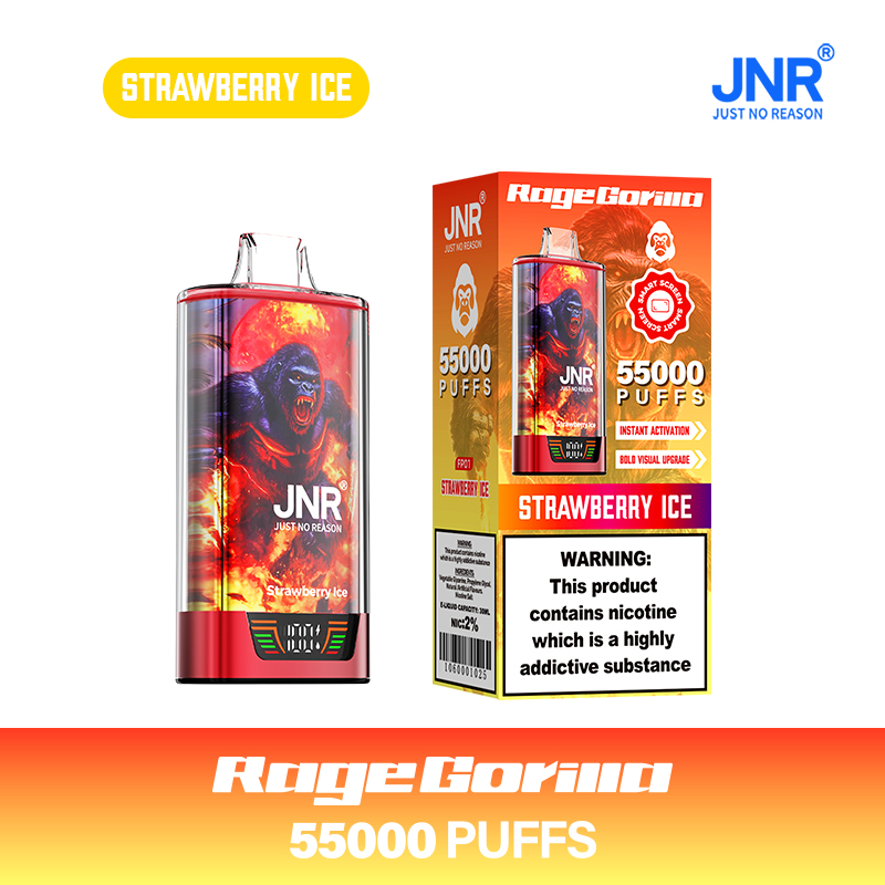 JNR Rage Gorilla 55K 55000 Puffs Smart Display Original Disposable Vape - Image 31