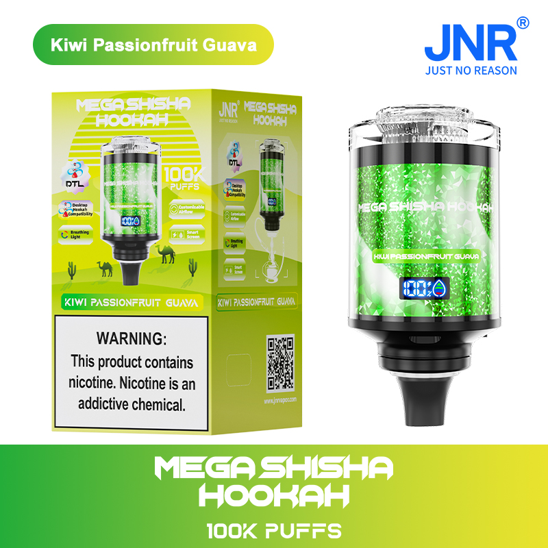 JNR Mega Shisha Hookah 100000 100K Puffs Large Capacity LED Display Disposable Vape - Image 23