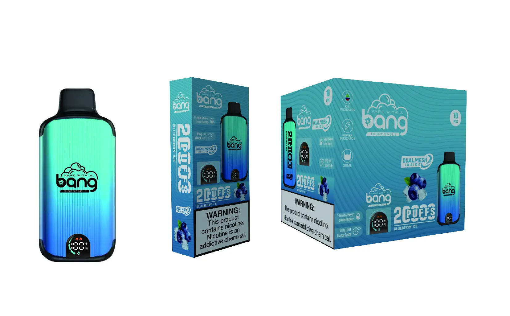 Bang 20000 Puffs New Product LED Display Disposable Vape - Image 8