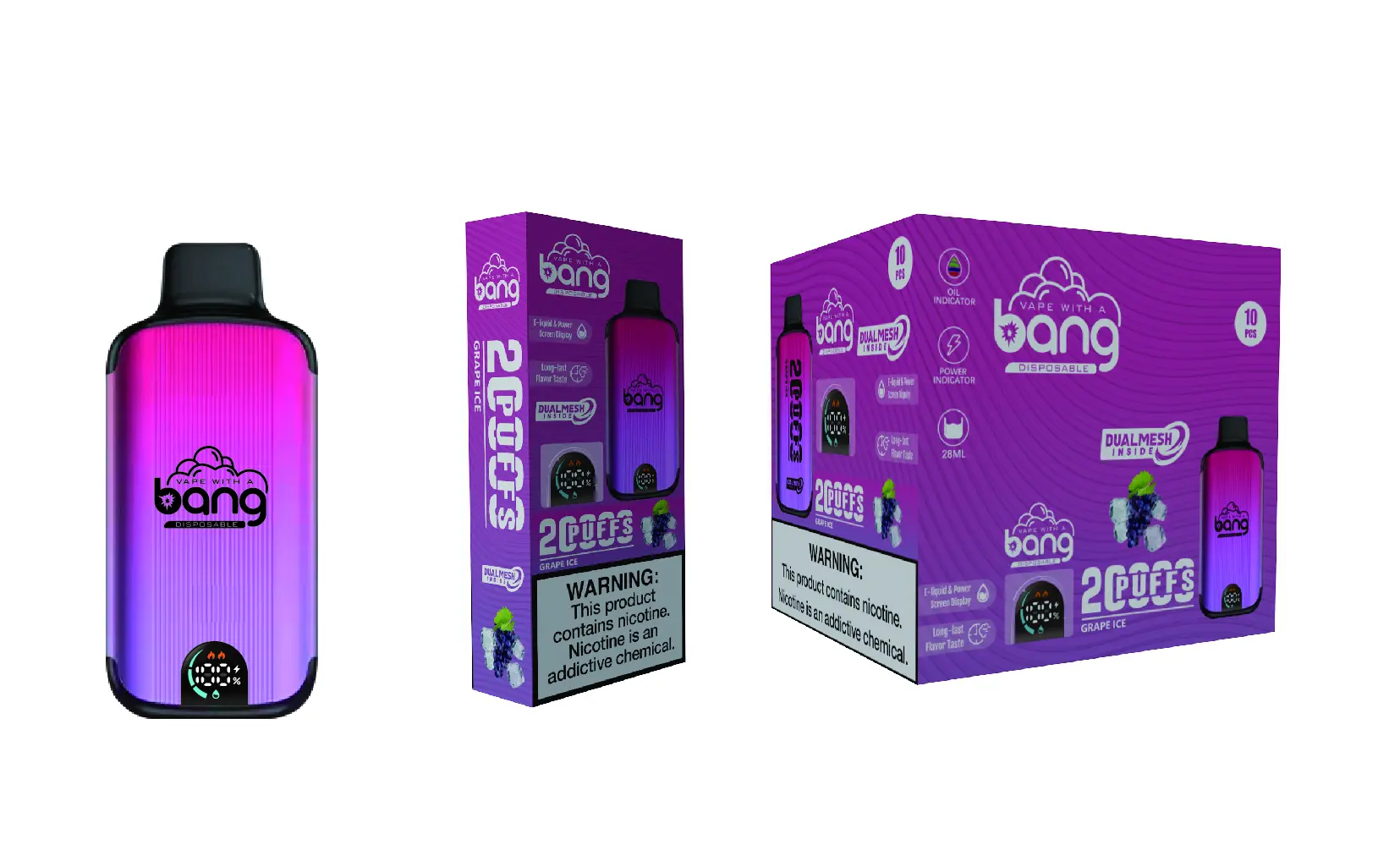 Bang 20000 Puffs New Product LED Display Disposable Vape - Image 26