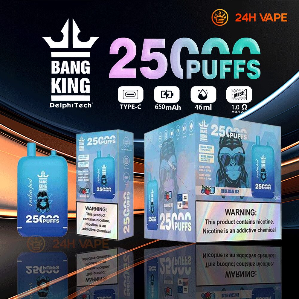 Bang King 25000 Puffs 0% 2% 3% 5% Nicotine Double Warehouser Disposable Vape Pod - Image 15