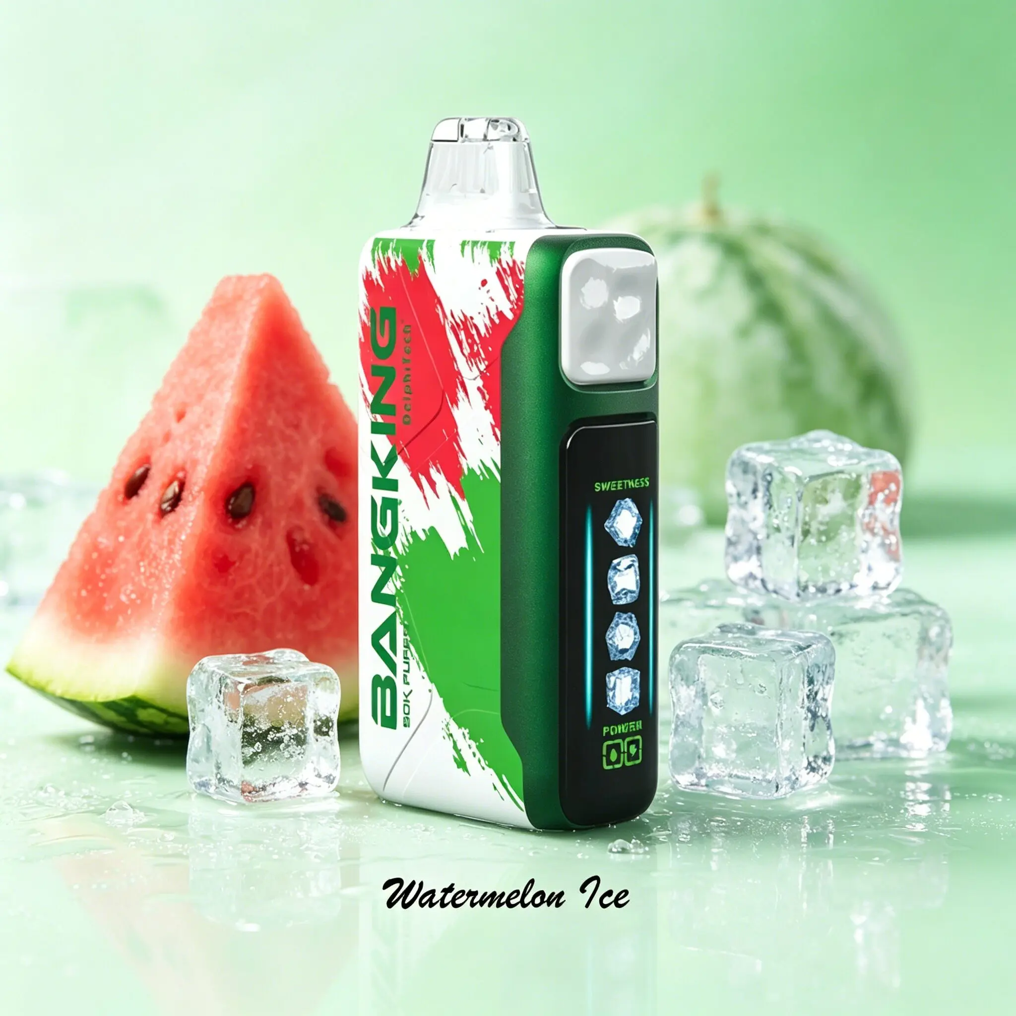 Bang King Ice Cool 60000 60K Puffs Adjustable Ice Level LED Display Disposable Vape Japan warehouse - Image 4