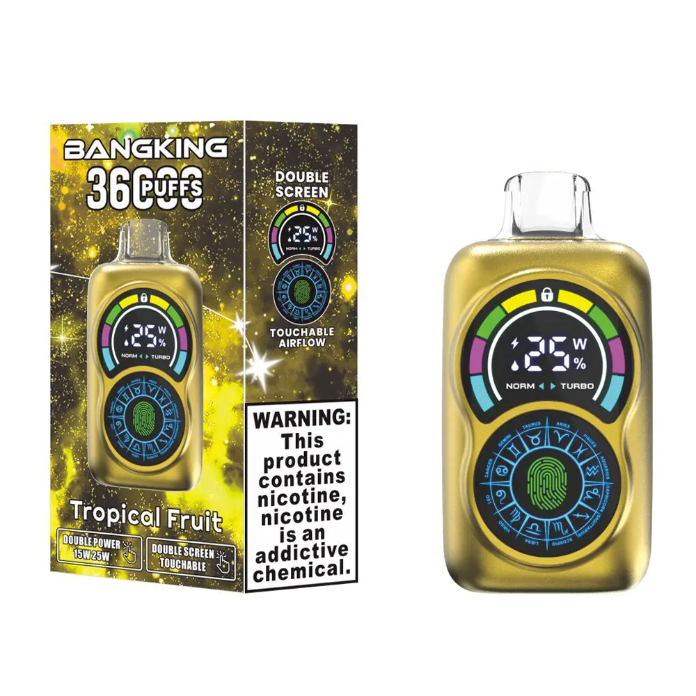 Bang King Constellation 36K Puffs Double Power Disposable Vape 36ml 0-5% Nicotine - Image 2