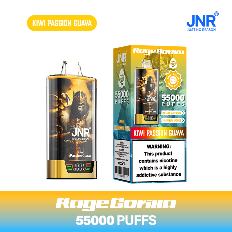 JNR Rage Gorilla 55K 55000 Puffs Smart Display Original Disposable Vape - Image 19