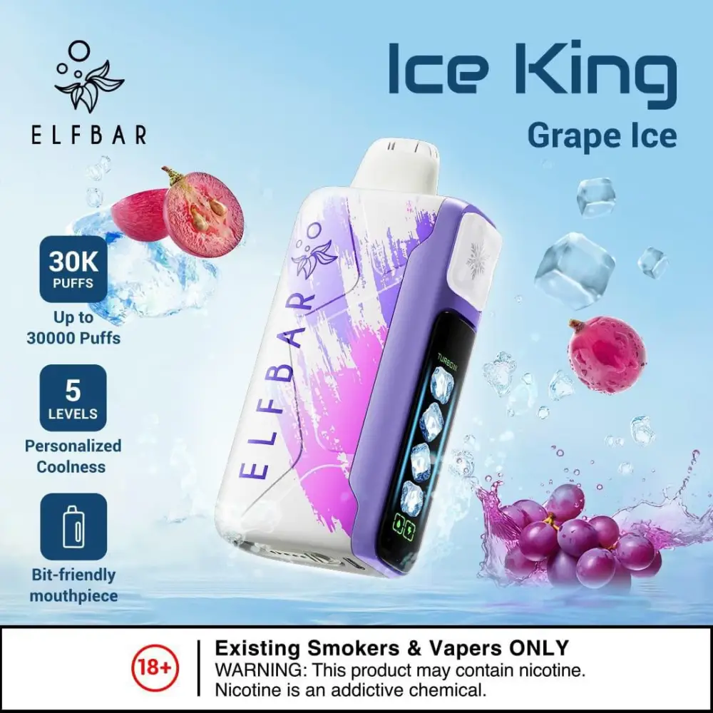 ELFBAR ICE KING 30000 PUFFS DISPOSABLE VAPE - Image 7