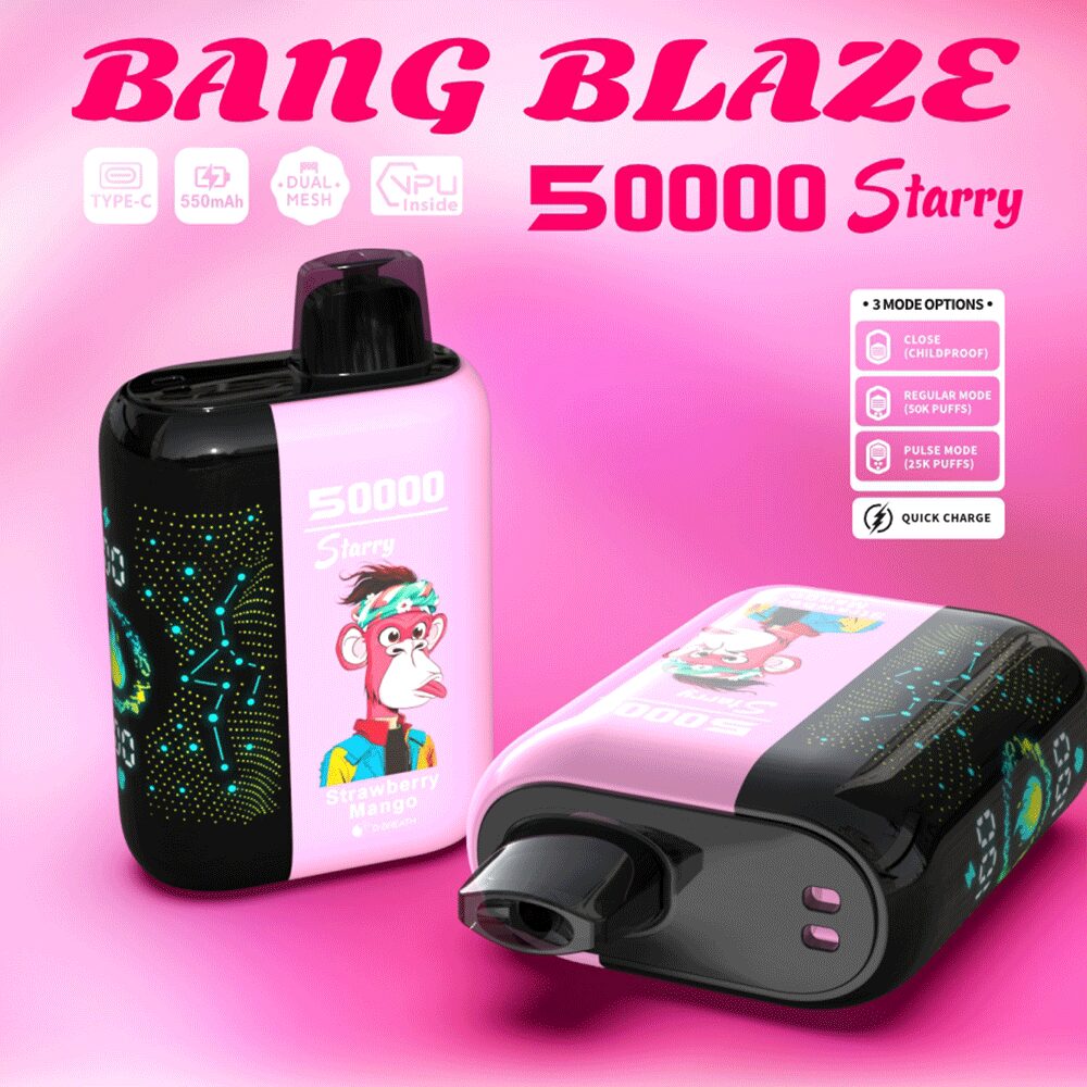 Bang Blaze Starry 50000 50K Puffs Hottest LED Display Disposable Vape - Image 13