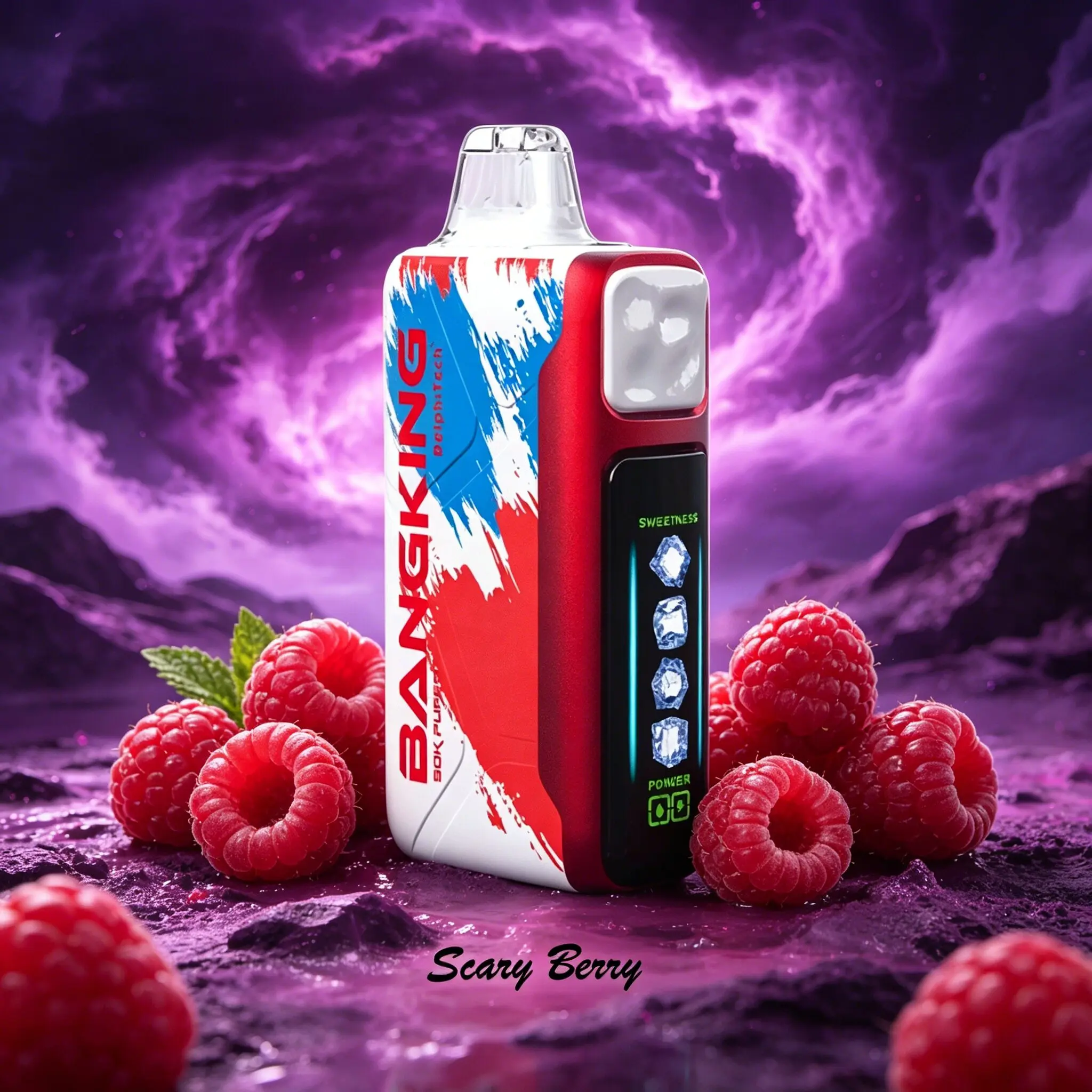 Bang King Ice Cool 60000 60K Puffs Adjustable Ice Level LED Display Disposable Vape Japan warehouse - Image 16