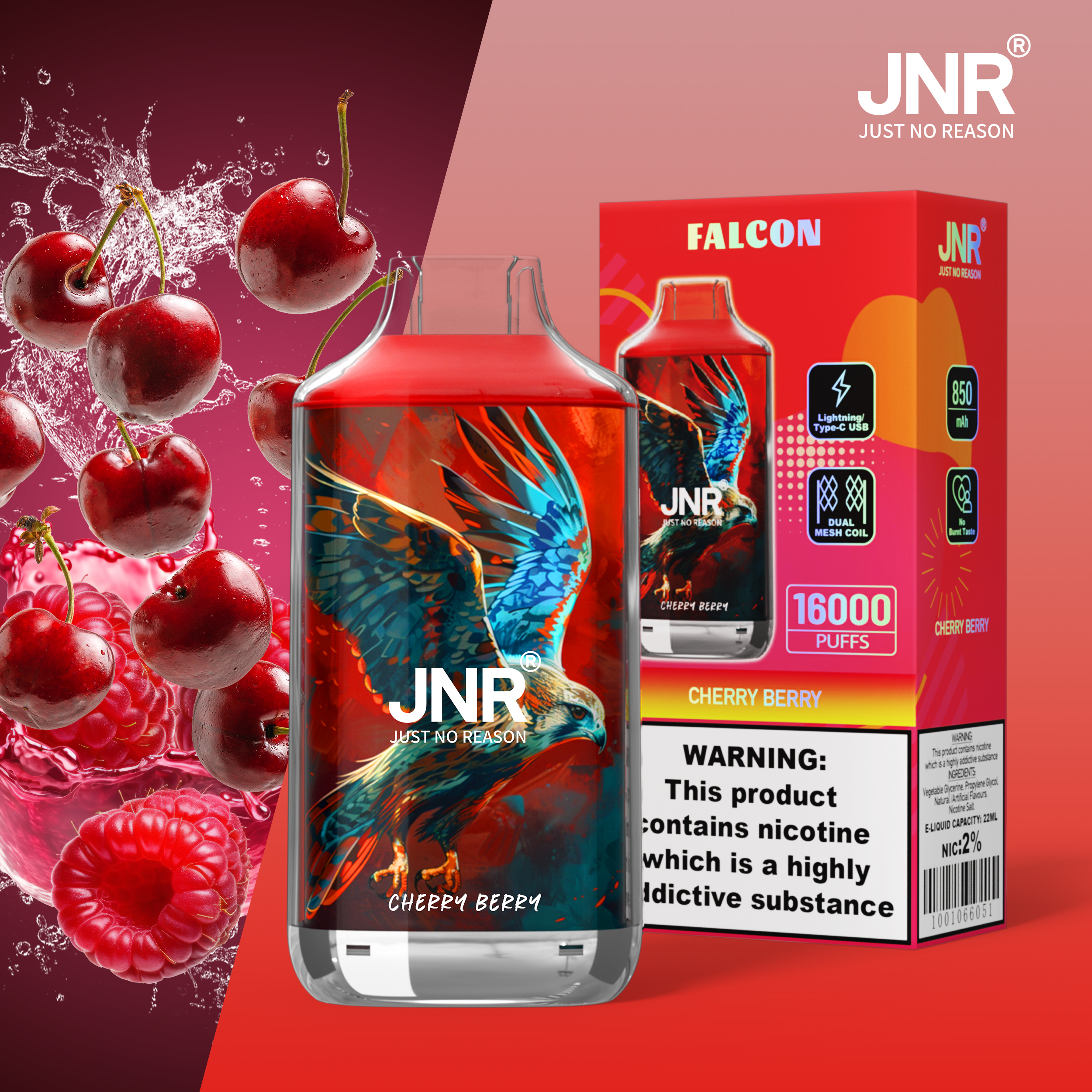JNR FALON 16000 16K Puffs Original Edition Disposable Vape - Image 53