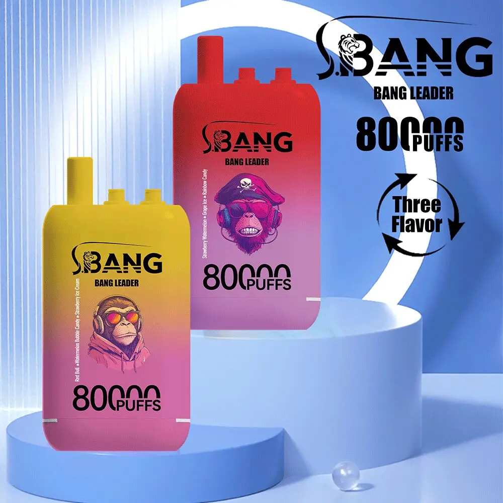 Bang Leader 80000 80K Puffs 3 in 1 Flavors Newest Original Rechargeable Disposable Vape - Image 2