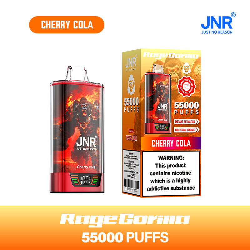 JNR Rage Gorilla 55K 55000 Puffs Smart Display Original Disposable Vape - Image 3