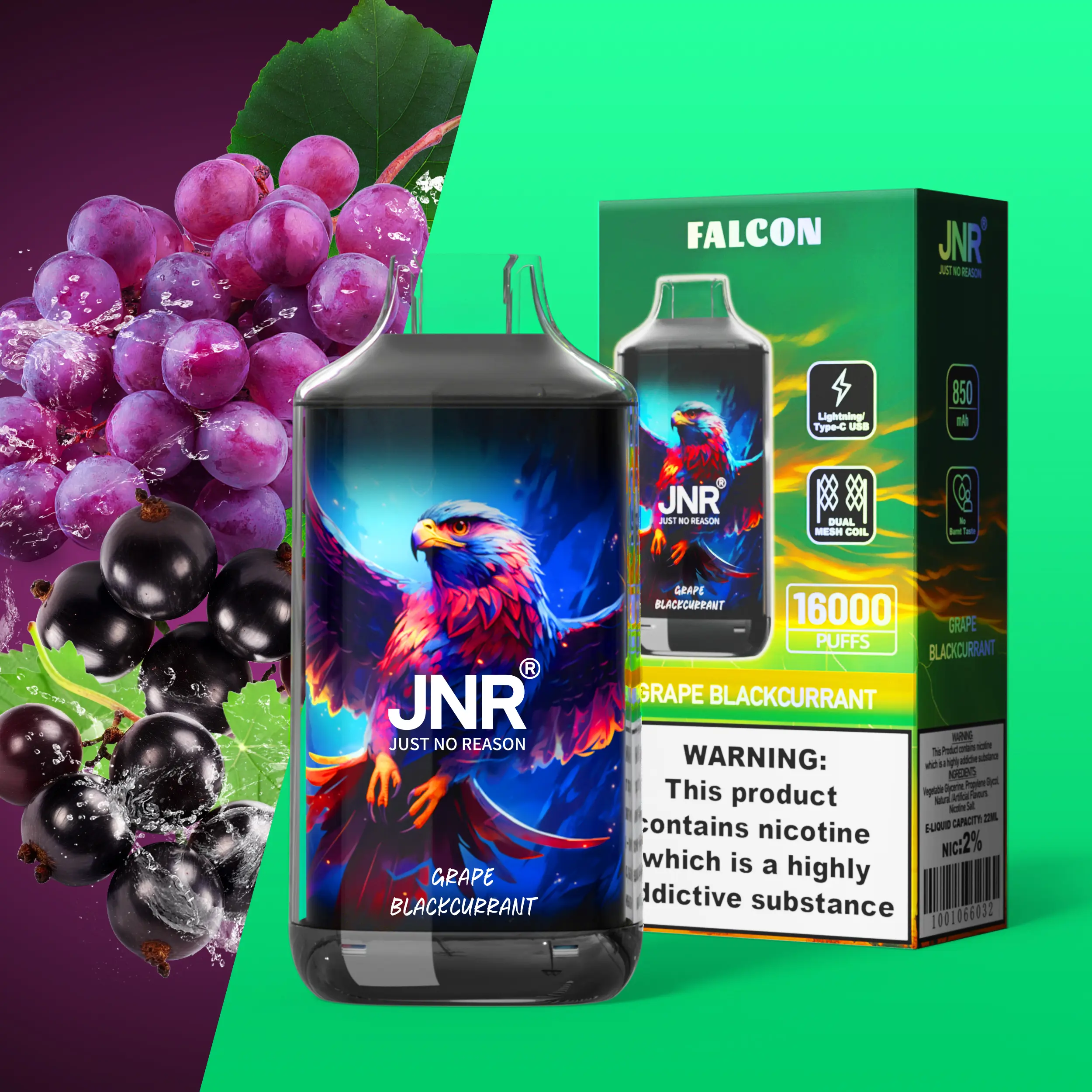 JNR FALON 16000 16K Puffs Original Edition Disposable Vape - Image 48