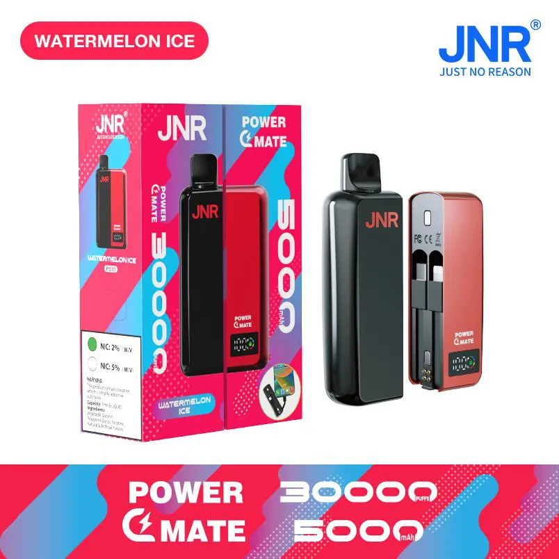 JNR Power Mate 30000 Puffs Smart Screen 5000mAh Power Bank Disposable Vape - Image 7