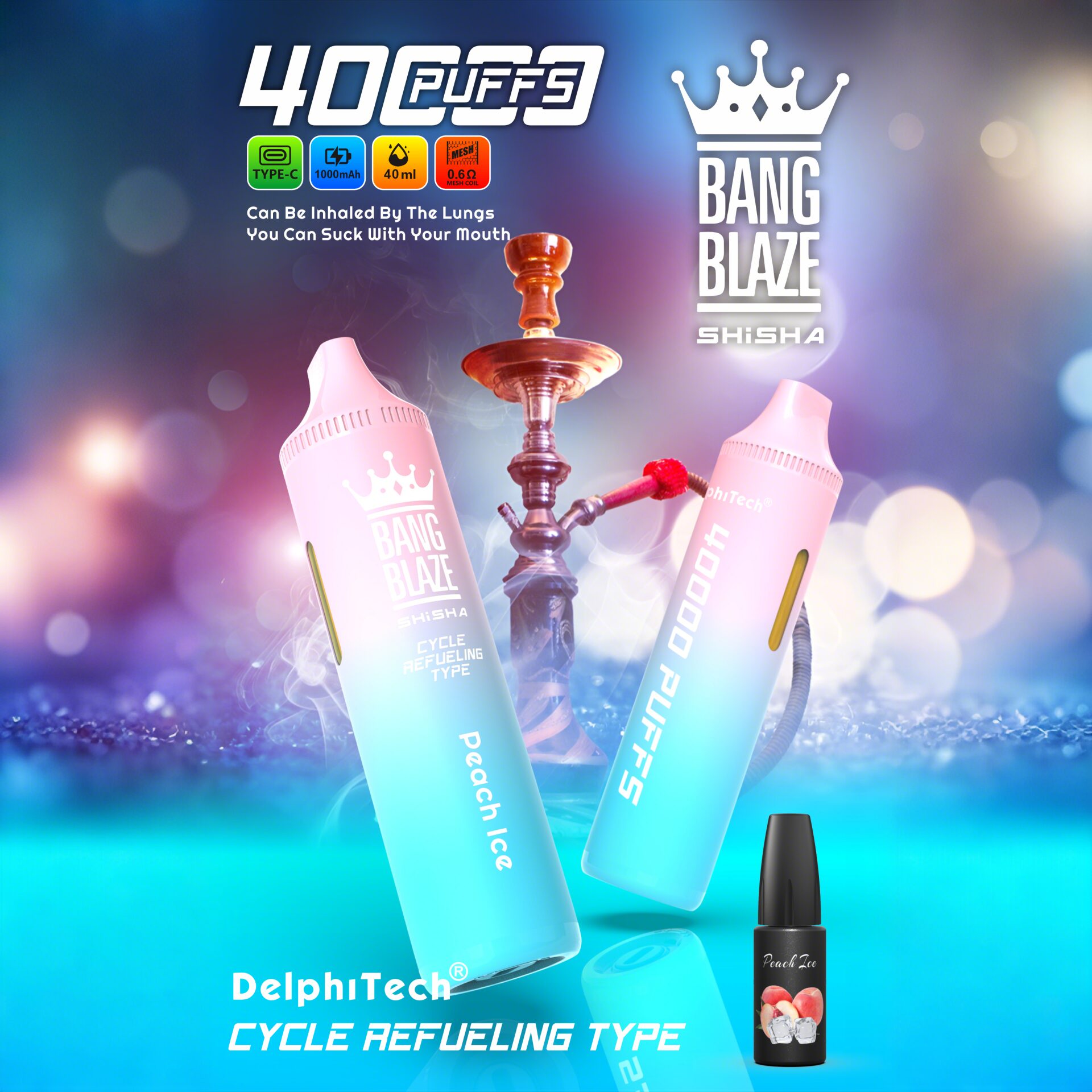 Bang Blaze 40k 40000 Puffs 2% 5% Nicotine Riginal Refillable Oil Vape - Image 13