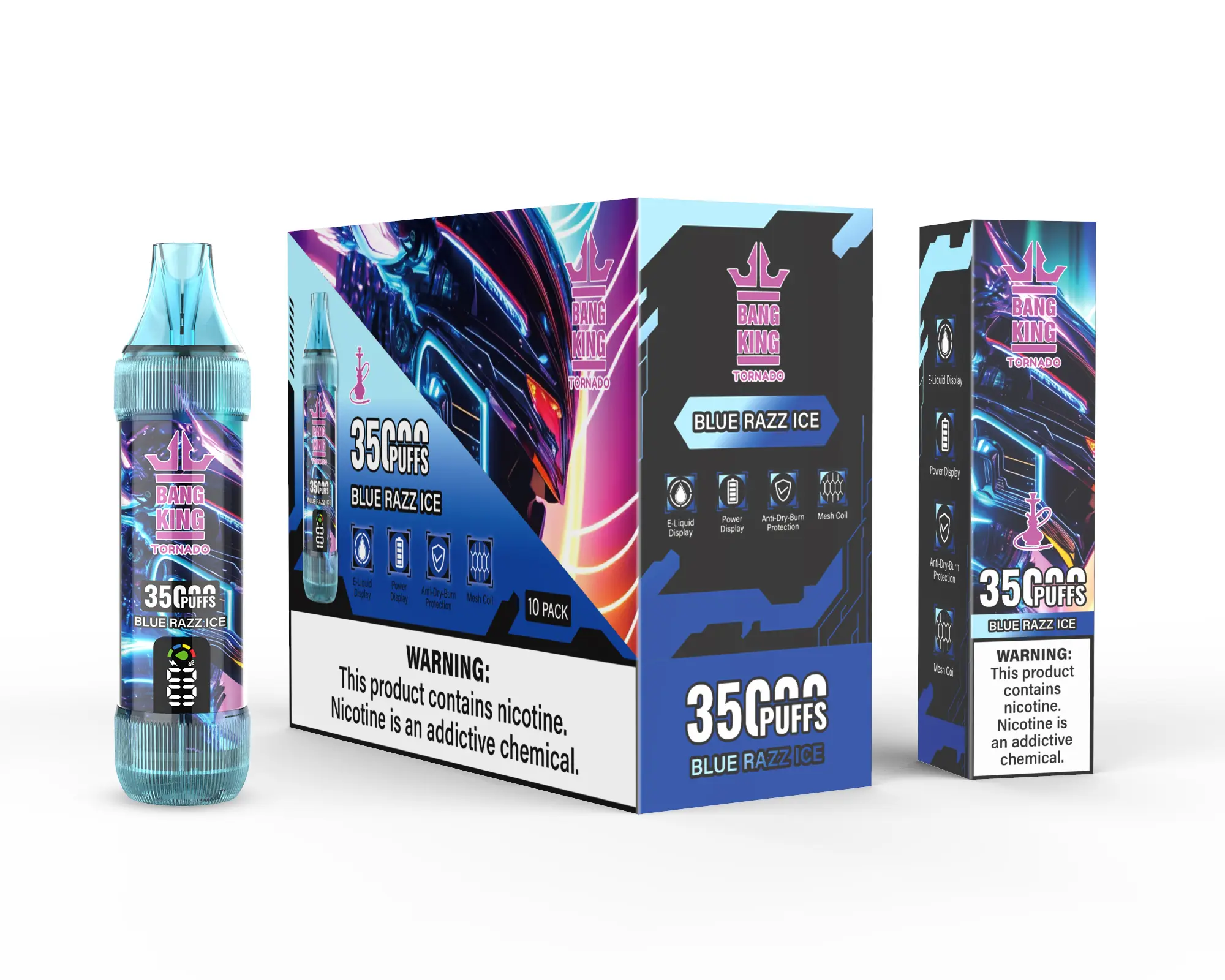 Bang King Tornado 35000 35K Puffs Original LED Display Edition Disposable Vape Pen - Image 24