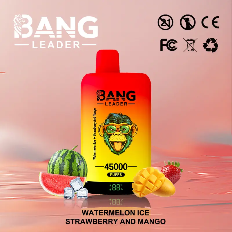 Bang Leader 45000 45K Puffs 2% 3% 5% Nicotine Double Taste LED Display Disposable Vape - Image 6