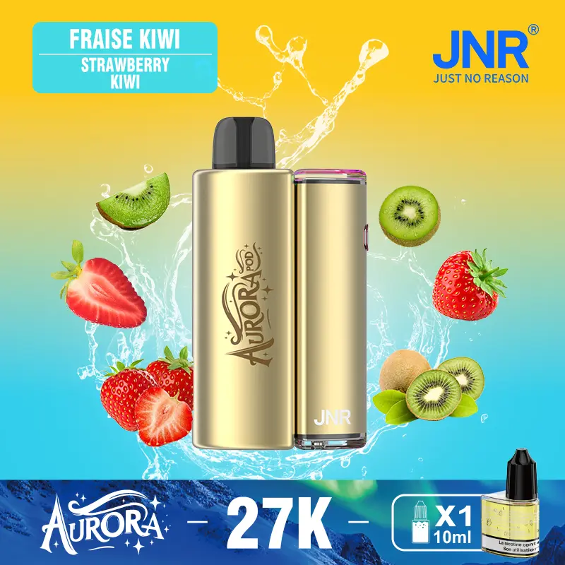 JNR Aurora 27K 27000 Puffs 2+10ml Replaceable Pod Kit Refillable Original Disposable Vape - Image 24