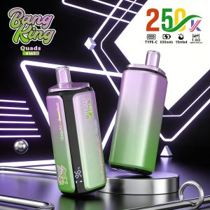 Bang King 250000 250K Puffs 4 In 1 Flavors Original Rechargeable LED Display Disposable Vape