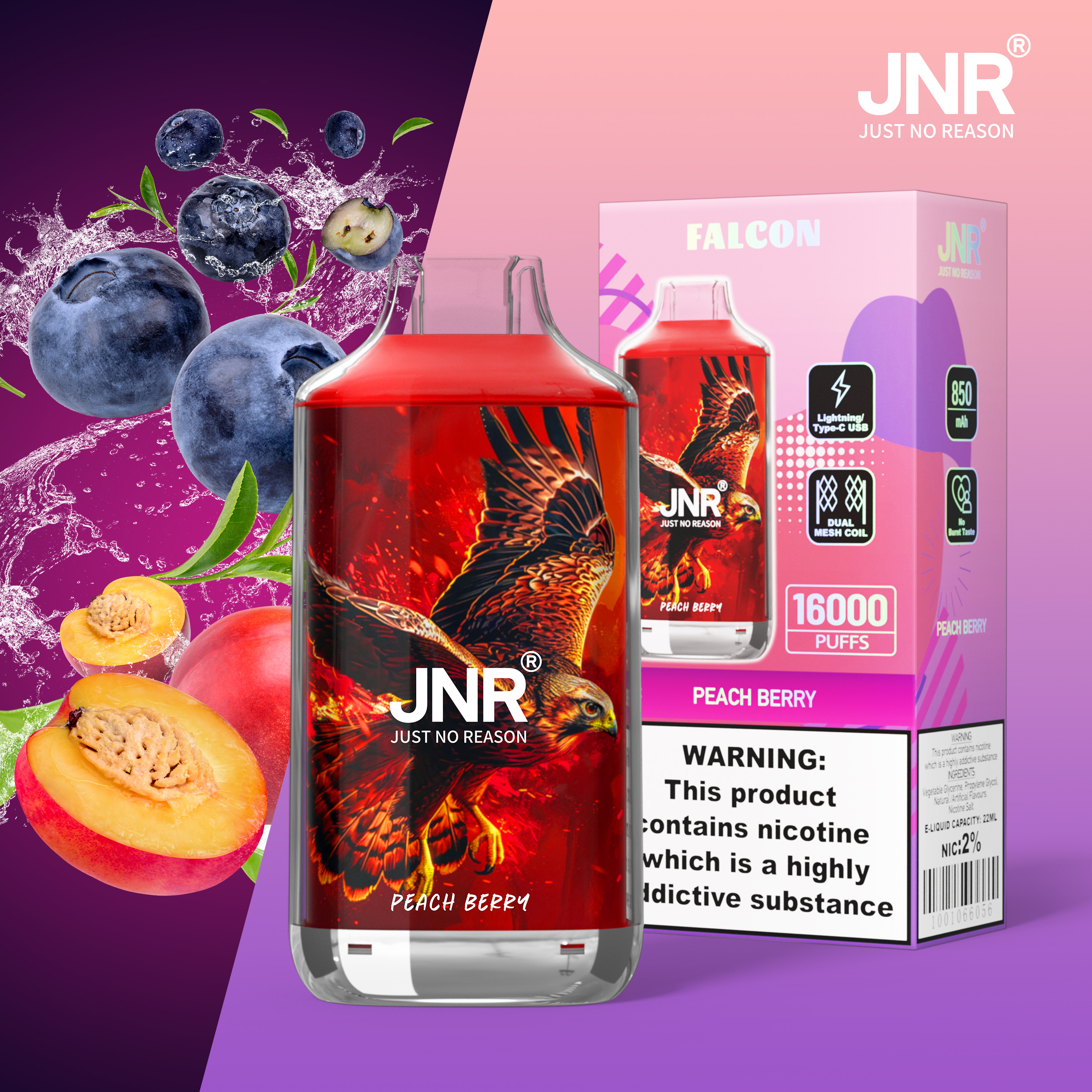 JNR FALON 16000 16K Puffs Original Edition Disposable Vape - Image 33