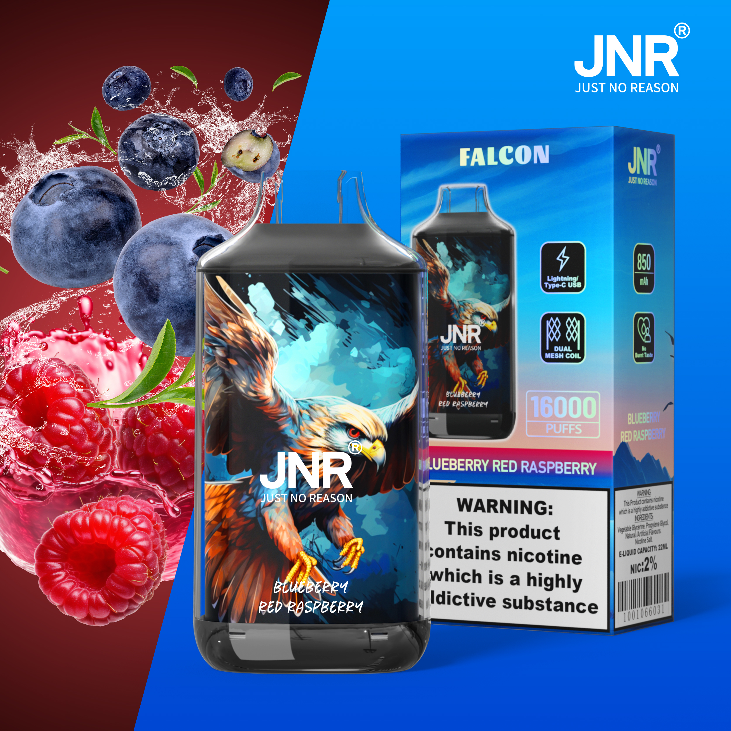 JNR FALON 16000 16K Puffs Original Edition Disposable Vape - Image 55