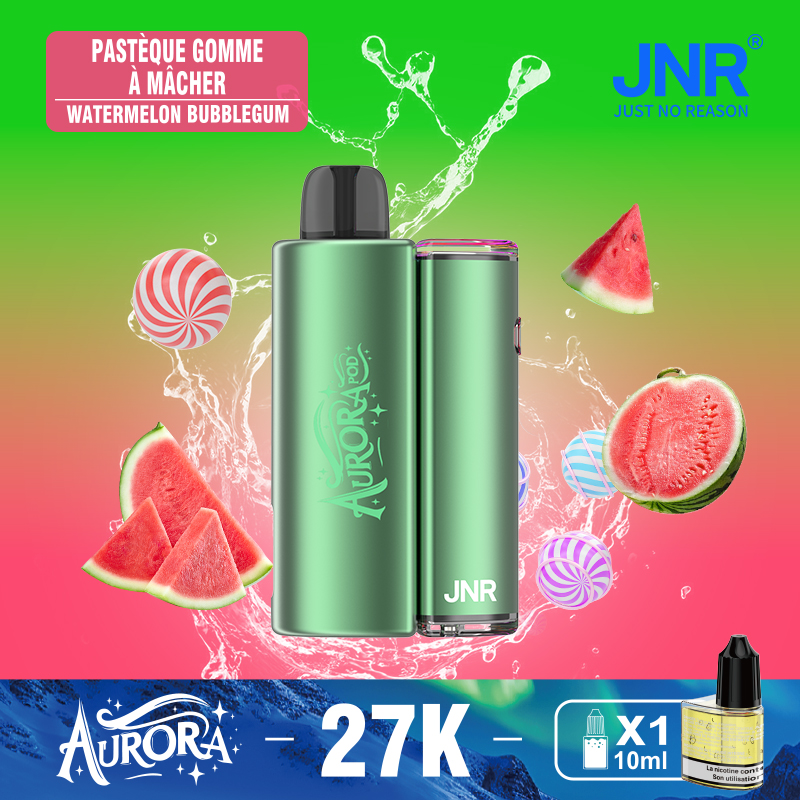 JNR Aurora 27K 27000 Puffs 2+10ml Replaceable Pod Kit Refillable Original Disposable Vape - Image 31