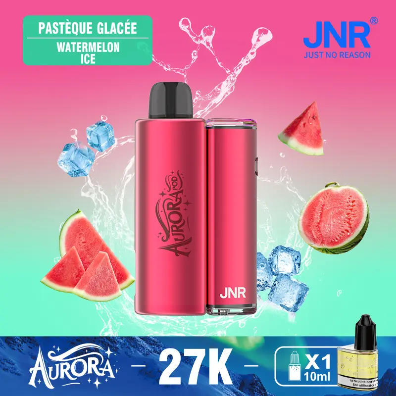 JNR Aurora 27K 27000 Puffs 2+10ml Replaceable Pod Kit Refillable Original Disposable Vape - Image 34