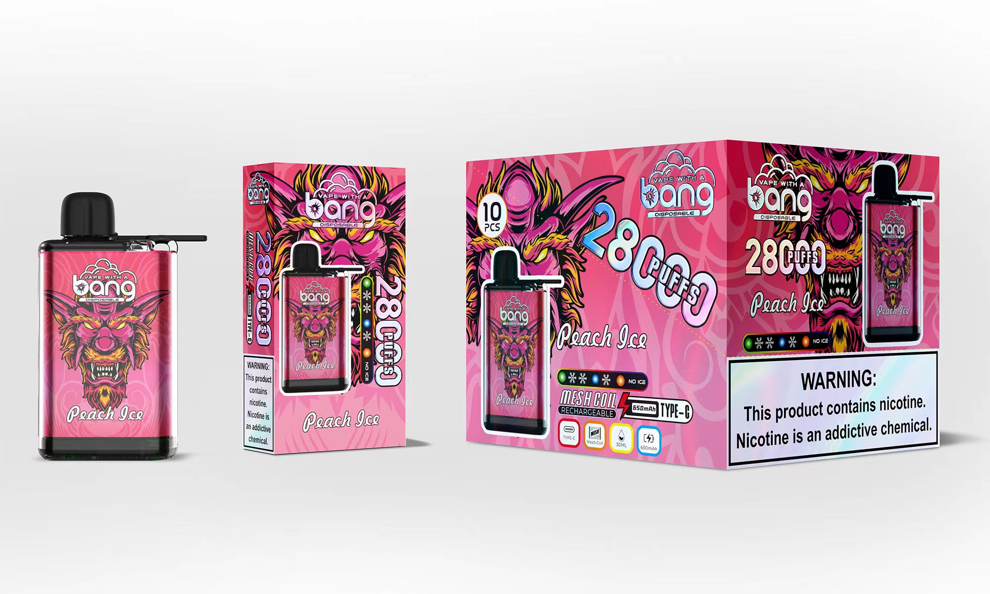 Bang 28000 28K Puffs Original Adjustable Ice level Disposable Vape Pen - Image 13