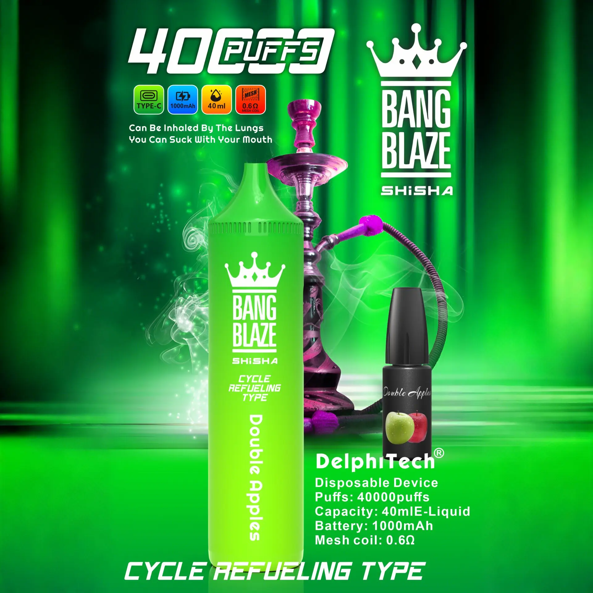 Bang Blaze 40k 40000 Puffs 2% 5% Nicotine Riginal Refillable Oil Vape - Image 18