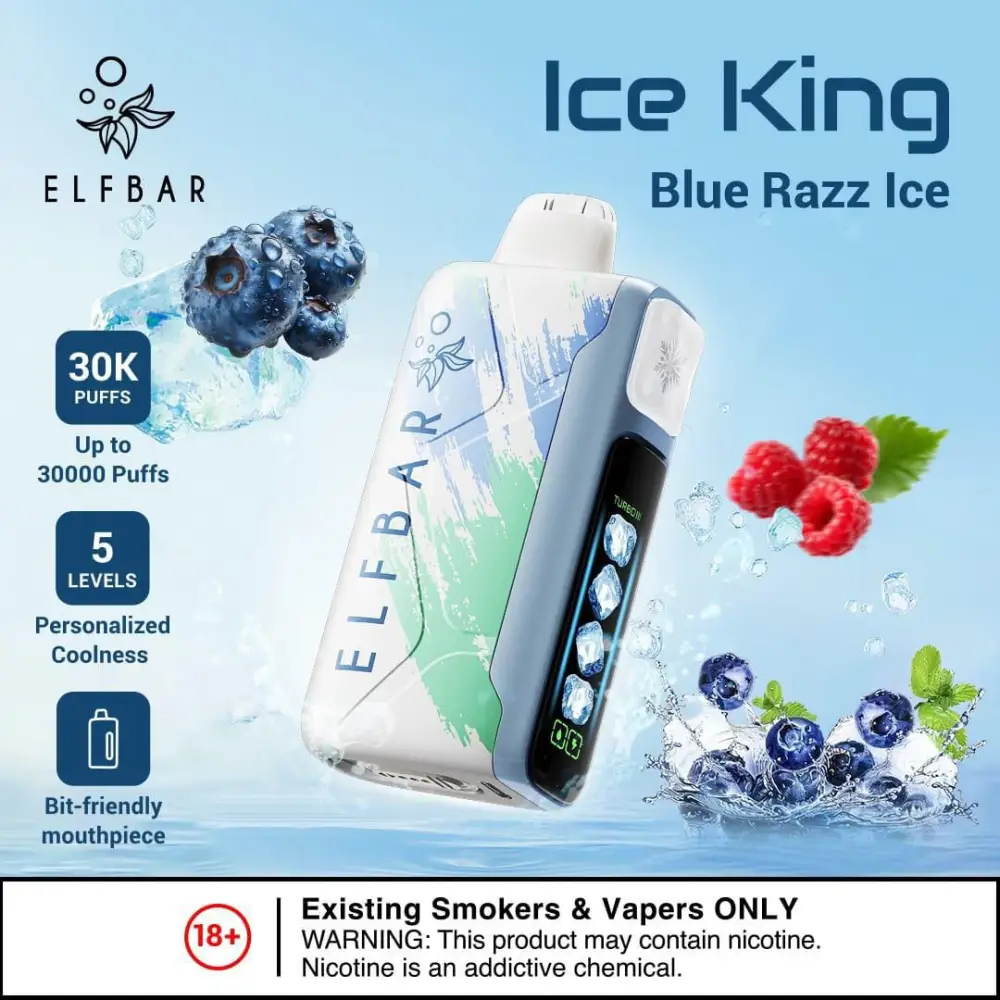 ELFBAR ICE KING 30000 PUFFS DISPOSABLE VAPE - Image 2