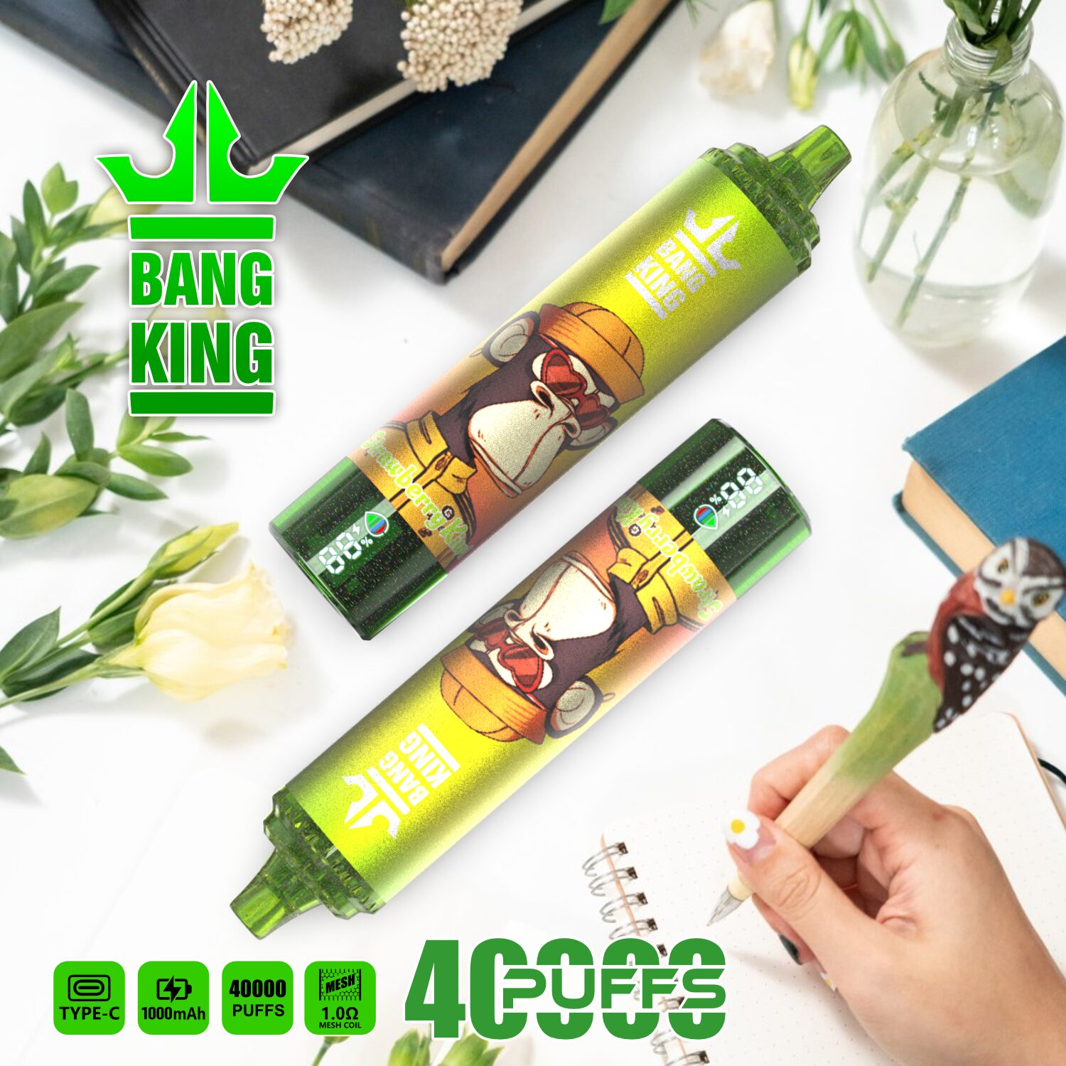 Bang King Tornado 40000 40K Puffs Original LED Display Edition Disposable Vape Pen - Image 11