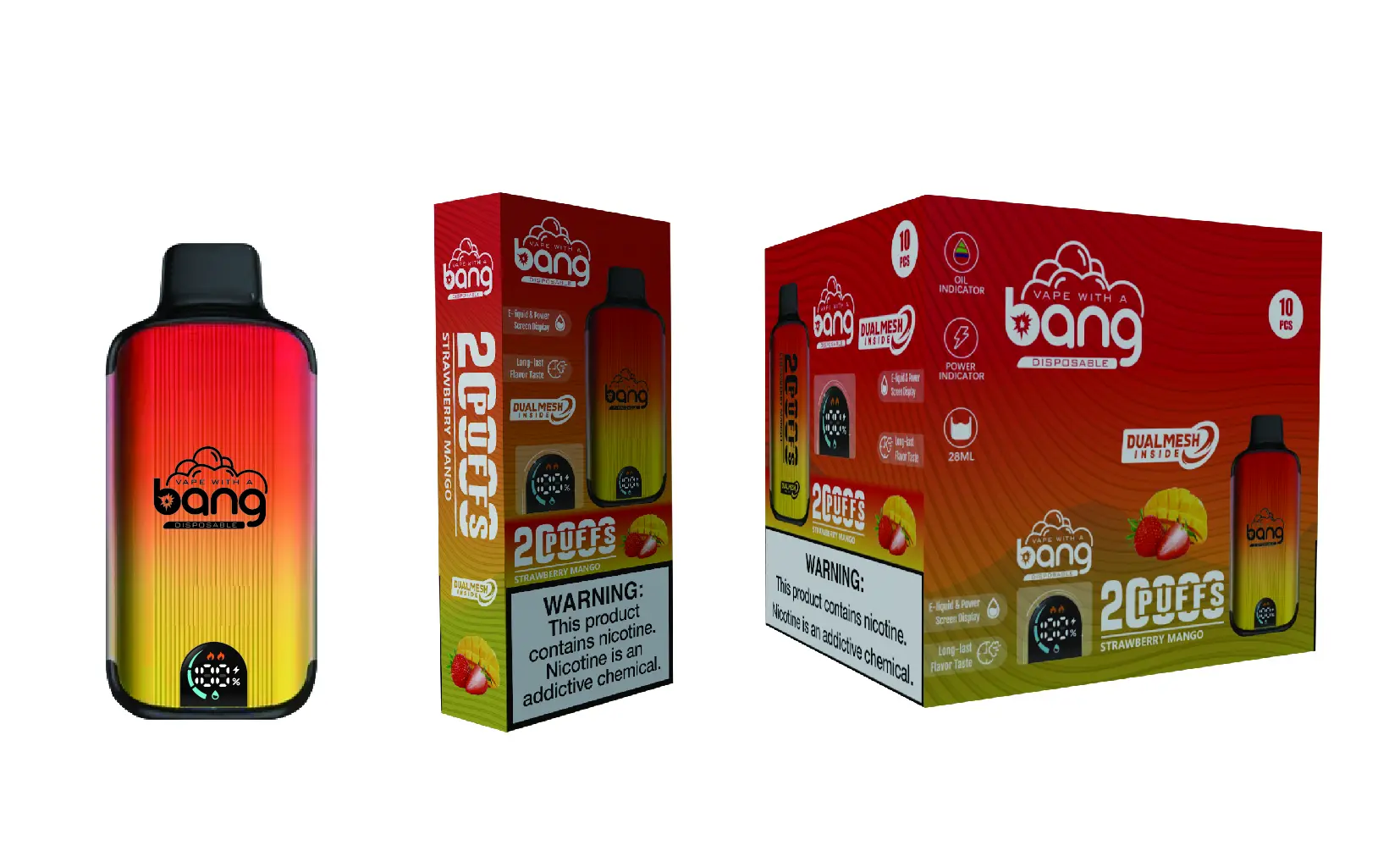 Bang 20000 Puffs New Product LED Display Disposable Vape - Image 16