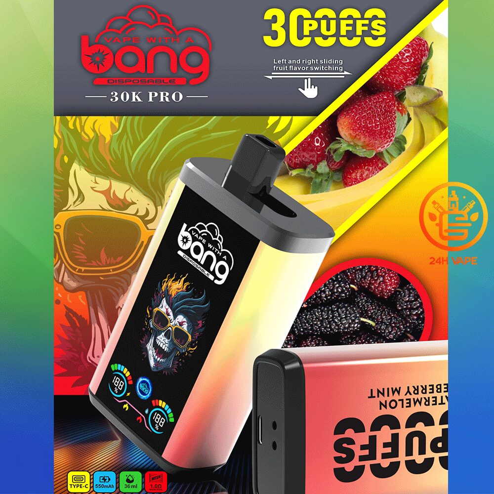 Bang 30K PRO 30000 Puffs Newest Dual Flavor LED Disposable Vape - Image 30