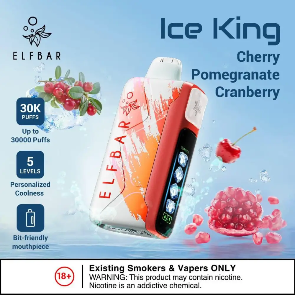 ELFBAR ICE KING 30000 PUFFS DISPOSABLE VAPE - Image 3
