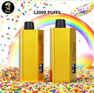 ALIBARBAR TEQ 12000 PUFFS -🌈🍬SKITTLES ( Sydney Stock 🚚 )