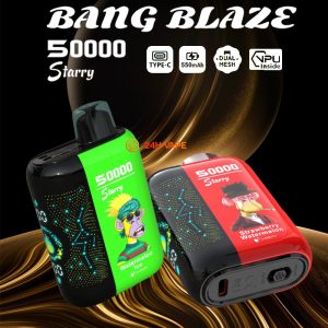 Bang Blaze Starry 50000 50K Puffs Hottest LED Display Disposable Vape