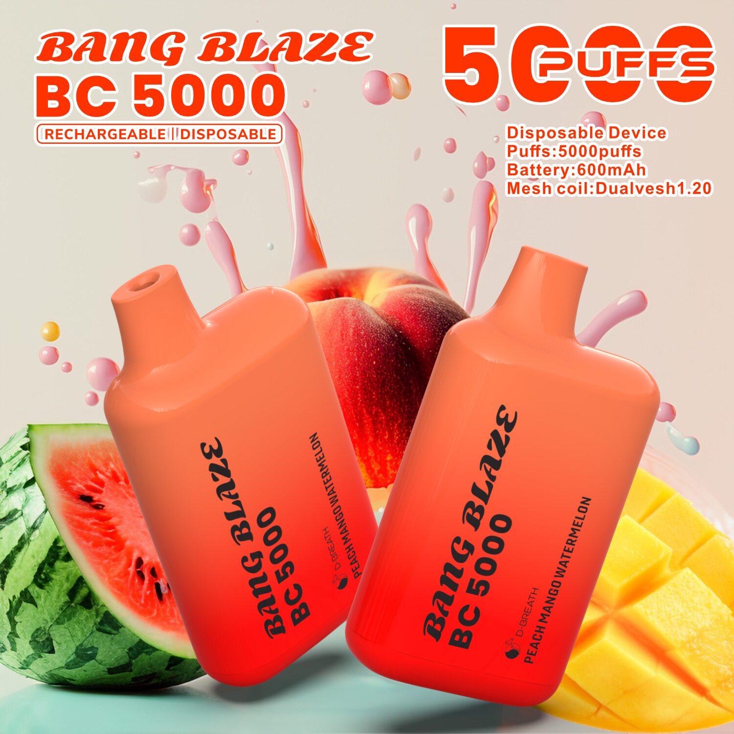 Bang Blaze BC5000 5K Puffs 2% 3% 5% Disposable Vape - Image 17