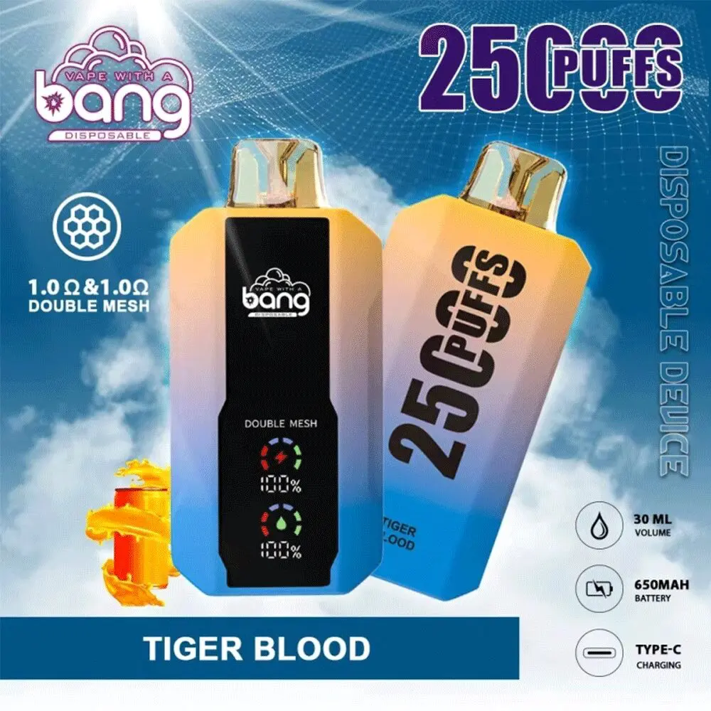 Bang 25000 25k Puffs 0% 2% 3% 5% Nicotine New LED Display Vape Electronic Cigarette Pod - Image 10