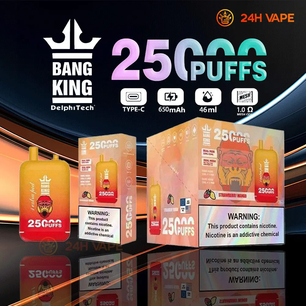 Bang King 25000 Puffs 0% 2% 3% 5% Nicotine Double Warehouser Disposable Vape Pod - Image 14