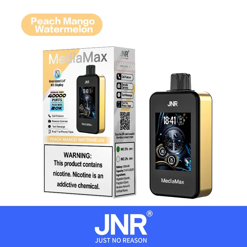 JNR Media Max 40000 40K Puffs Original Intelligent Disposable Vape - Image 16