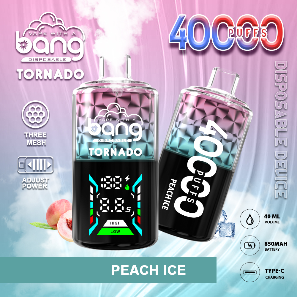 Bang Tornado 40000 40K Puffs Large Smoke LED Display Disposable Vape - Image 9