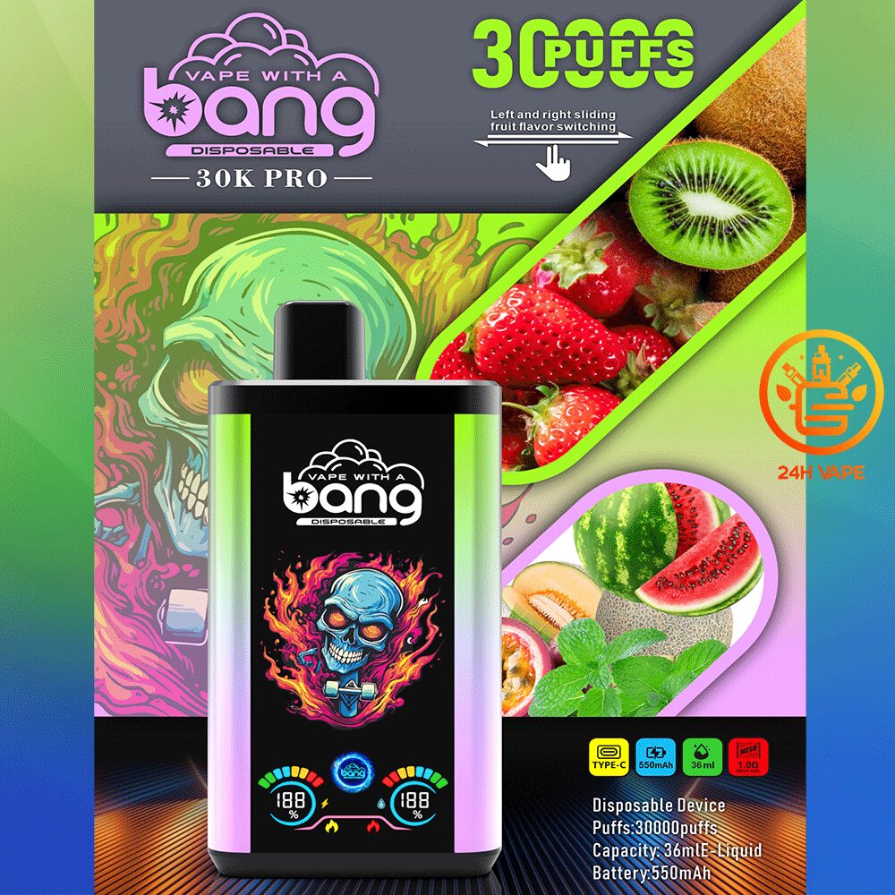 Bang 30K PRO 30000 Puffs Newest Dual Flavor LED Disposable Vape - Image 24