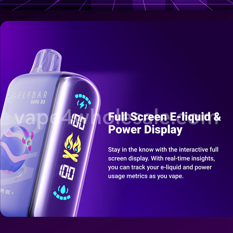 Elf Bar Raya D3 25000 Puffs Disposable Vape - Image 7